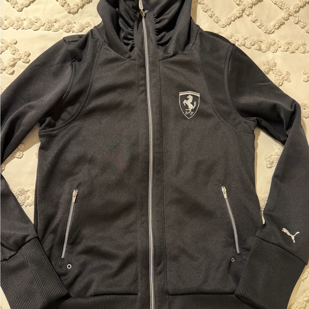 Ferrari Women's Charcoal Bomber Jacket